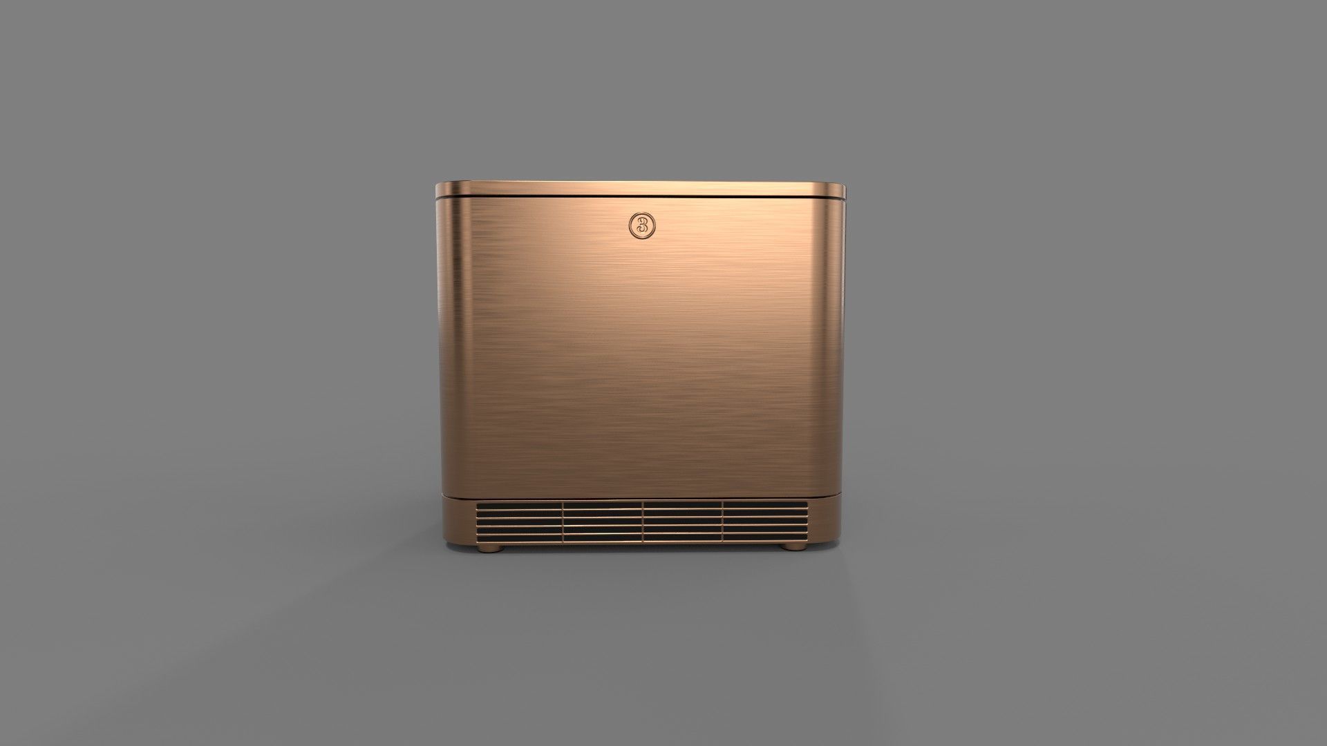 Ice maker Low-poly 3D model_7