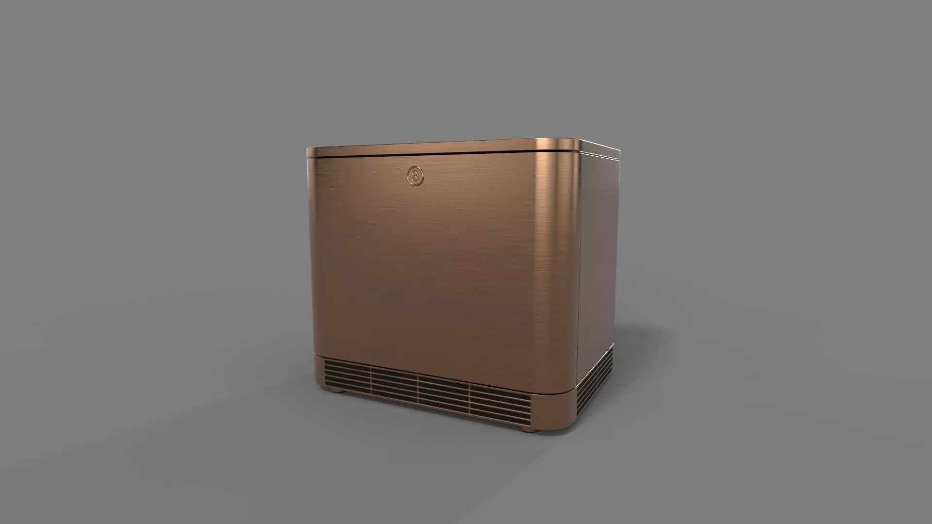 Ice maker Low-poly 3D model_0