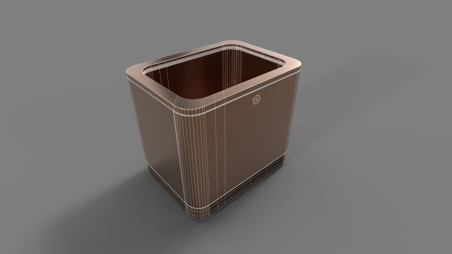 Ice maker Low-poly 3D model_11
