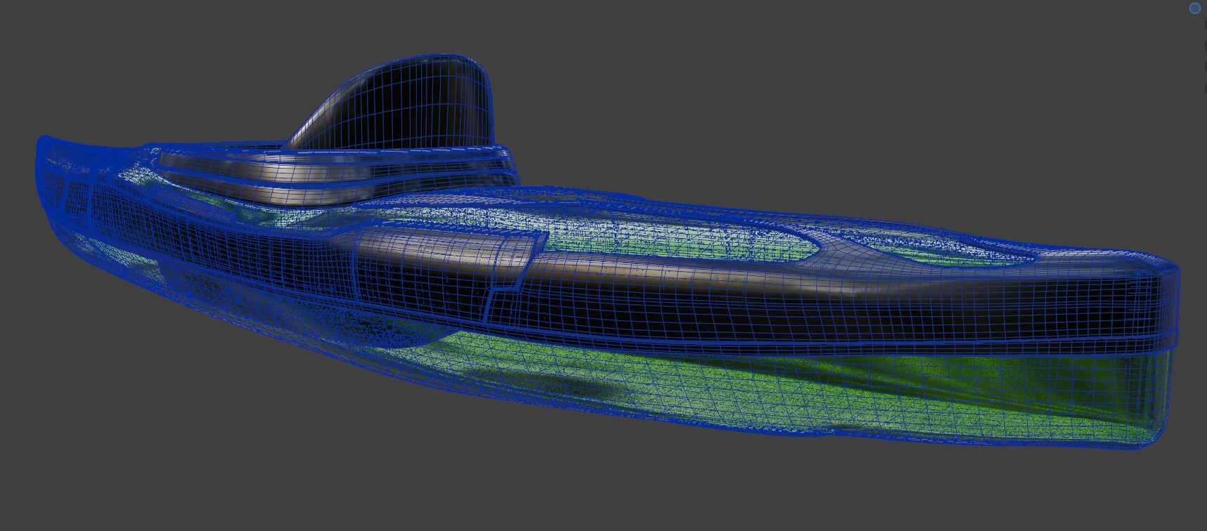 Kayak 3D model_7