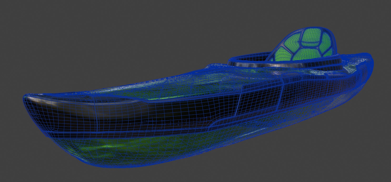 Kayak 3D model_6