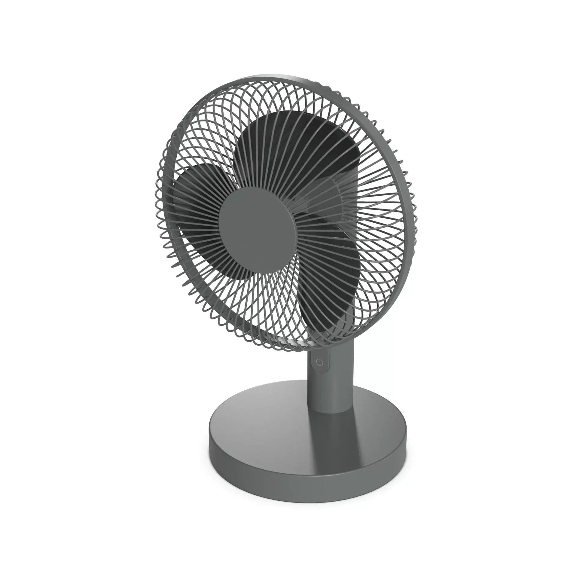 Table Fan 3D model_0