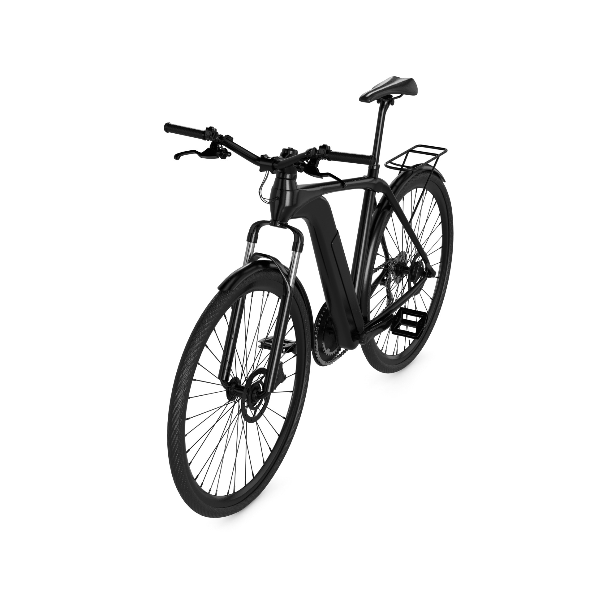 Electrical Bike 3D model_1