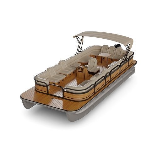 Electric Sailboat 3D model