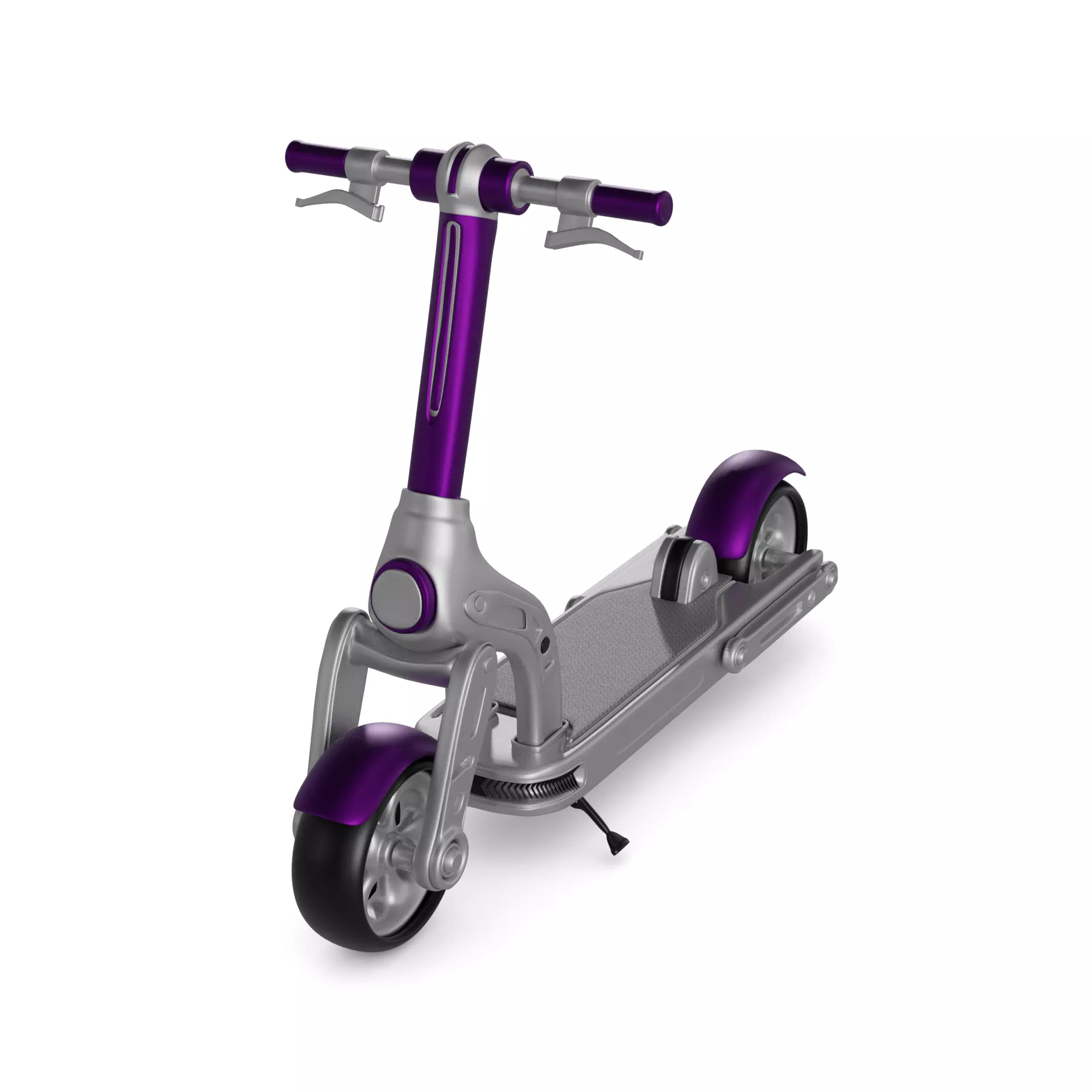 Electric Scooter 3D model_0