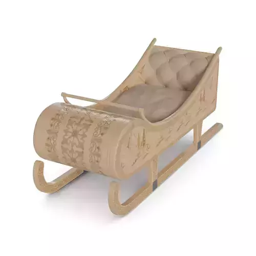 Toboggan 3D model