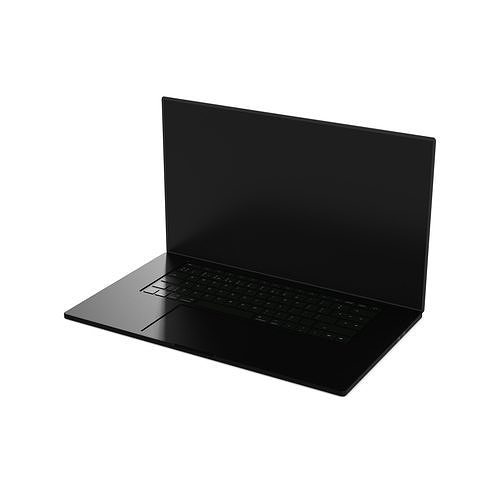 Laptop Ultrabook Low-poly 3D model