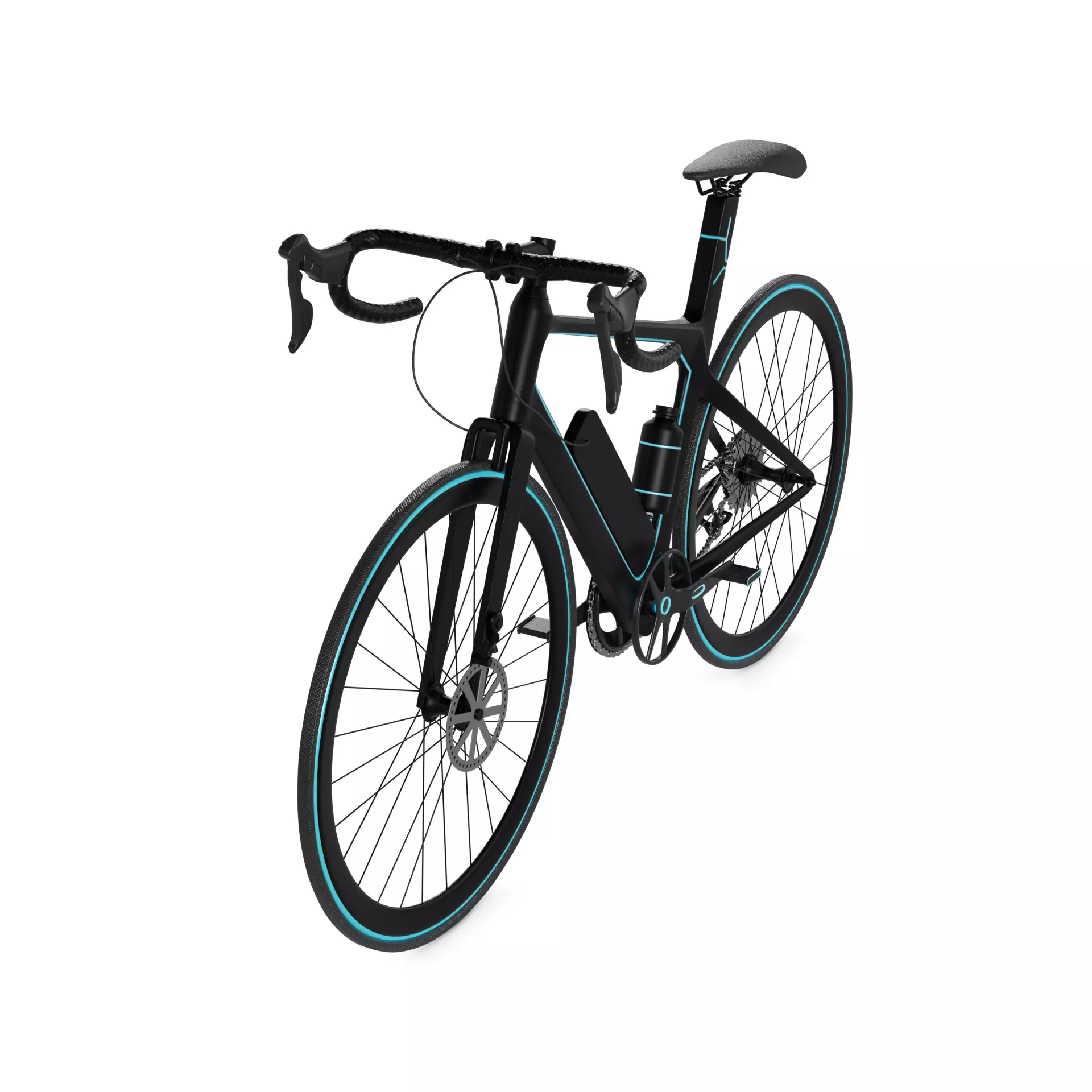 Traditional Road Bike 3D model