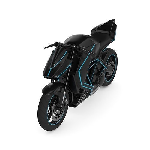 Supermoto Motorcycle 3D model