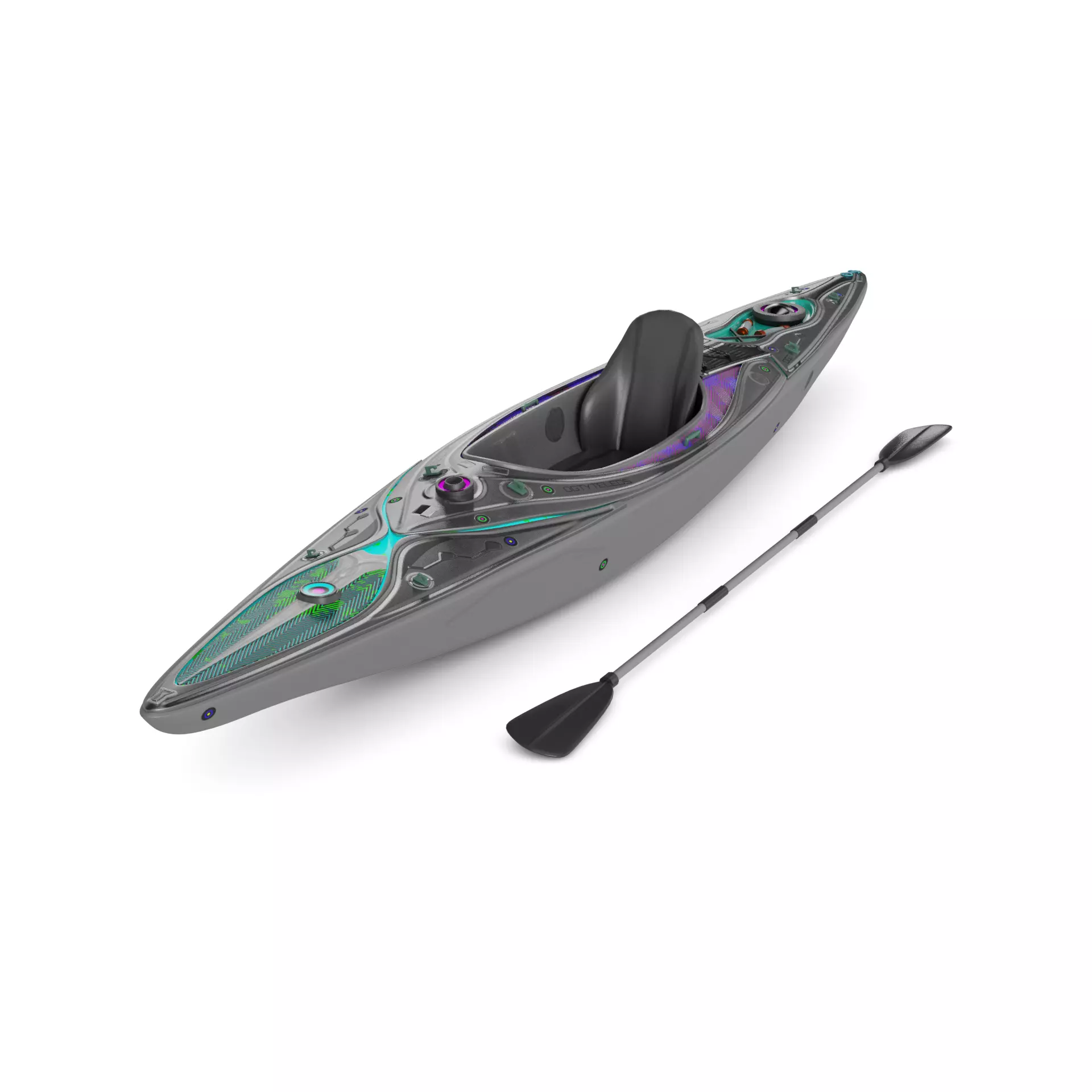 Kayak 3D model_0