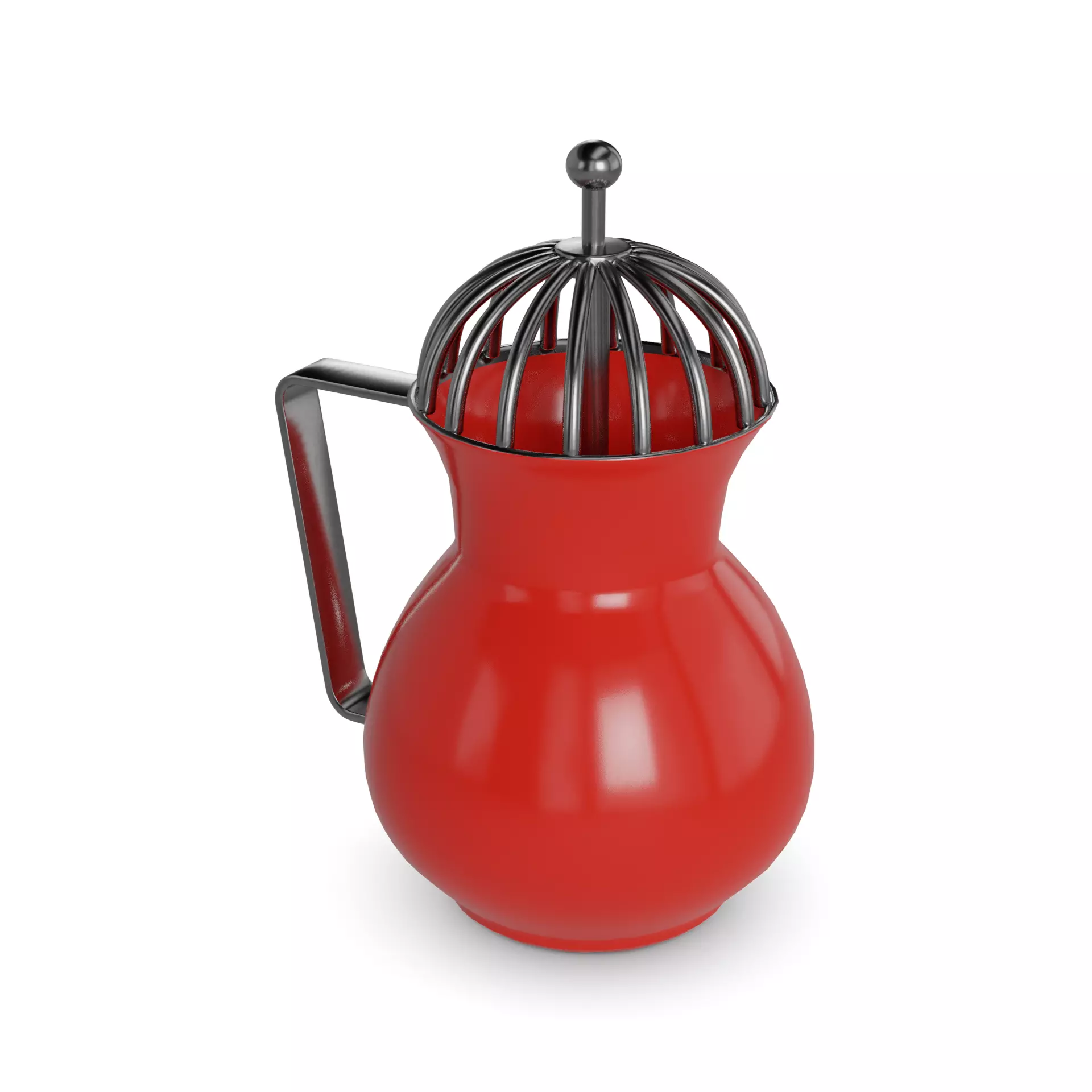 Milk frother Low-poly 3D model_0