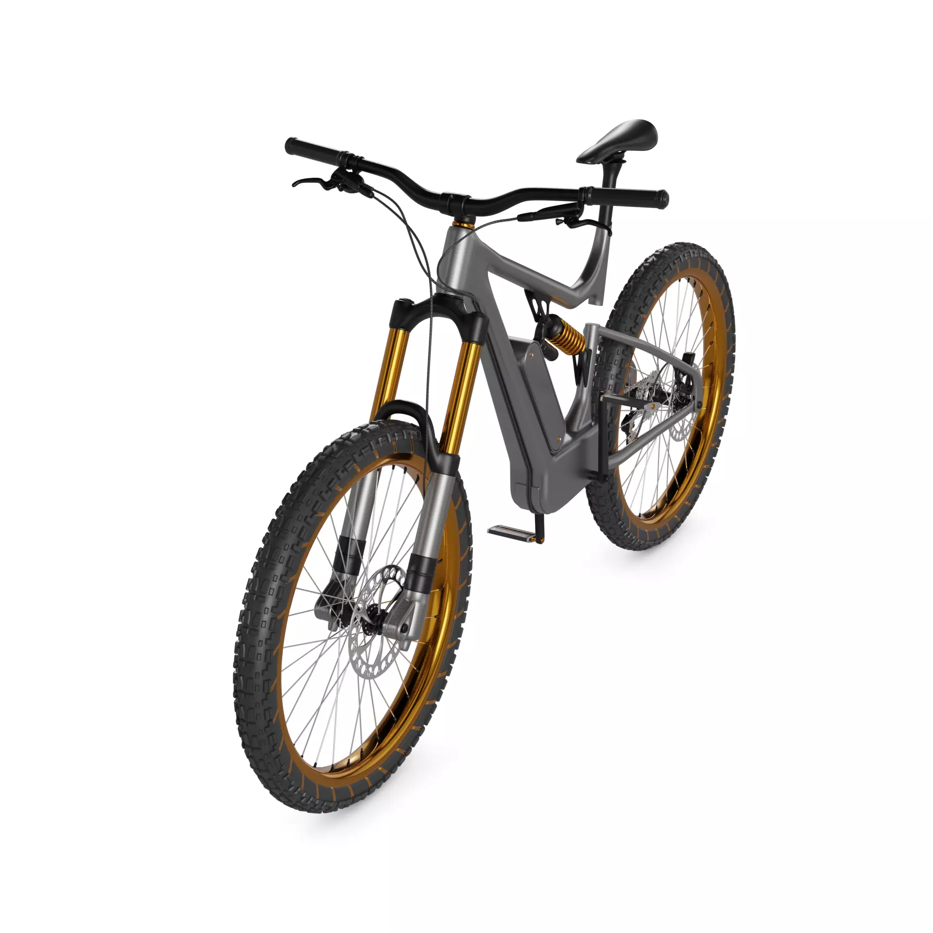 Electric Mountain Bicycle 3D model