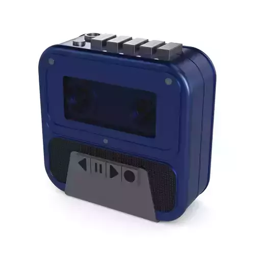 Portable cassette player