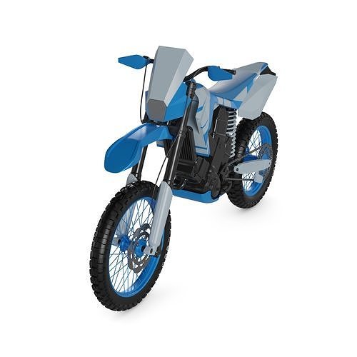 Motocross Motorcycle 3D model
