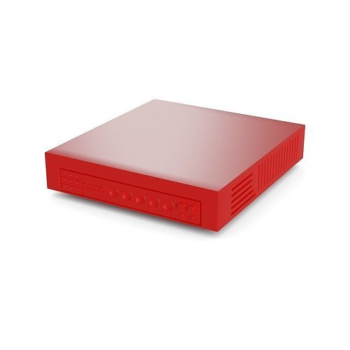 TV console Low-poly 3D model