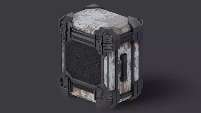 rugged box with camouflage print