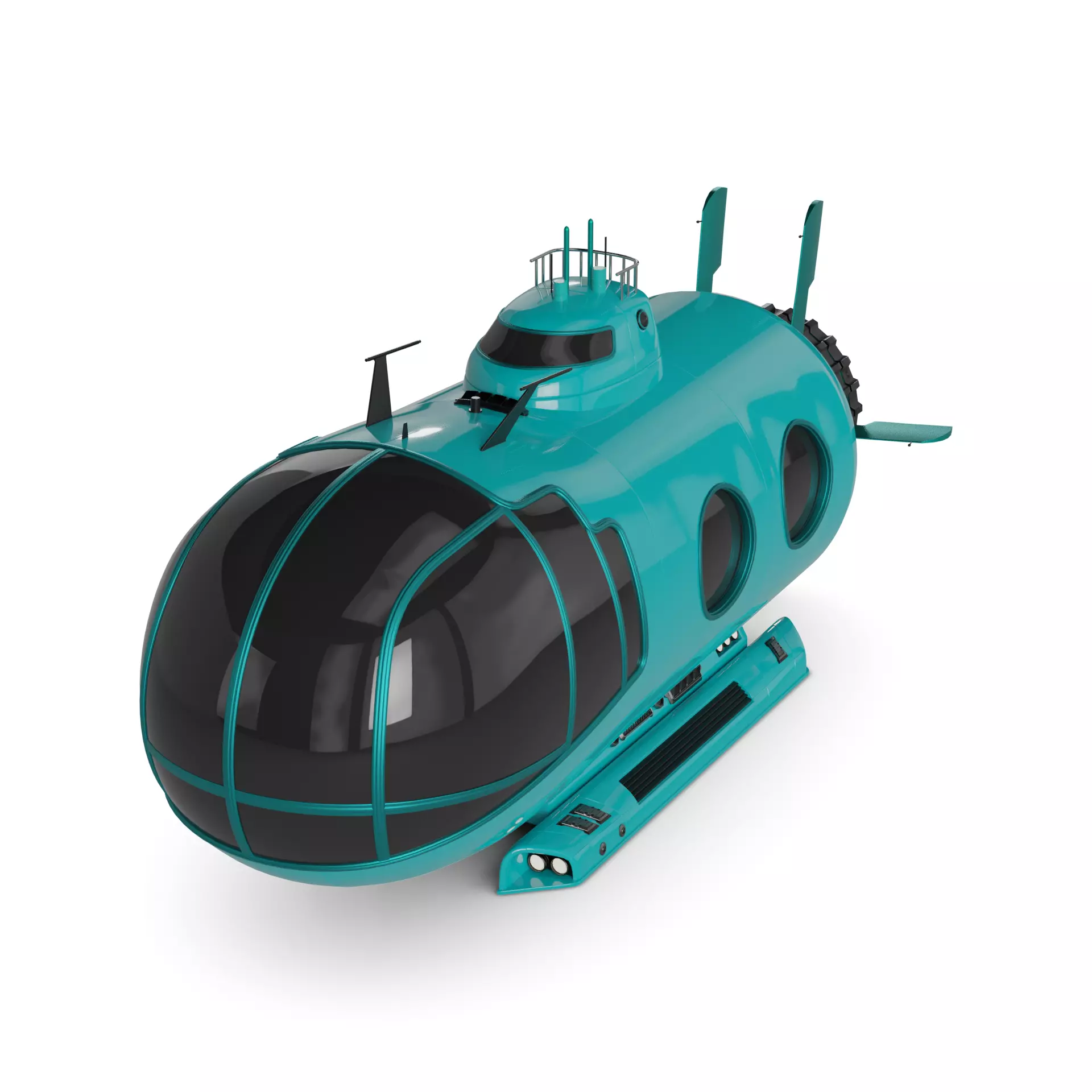 Tourist Submersible 3D model_0