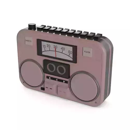 Portable cassette player