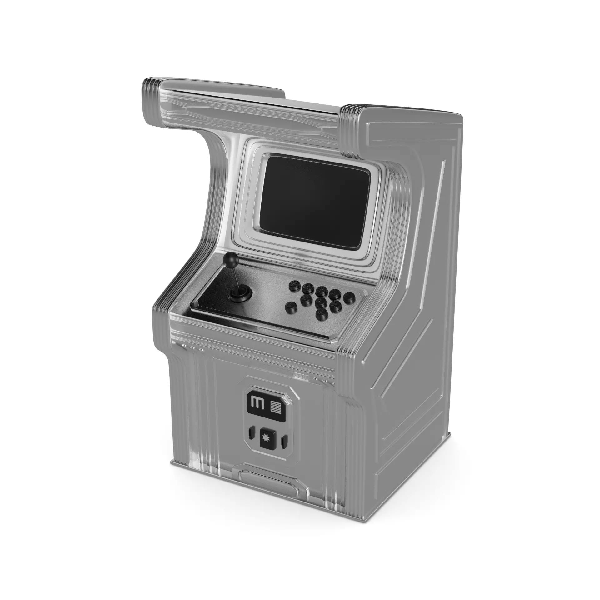 Arcade console 3D model_0