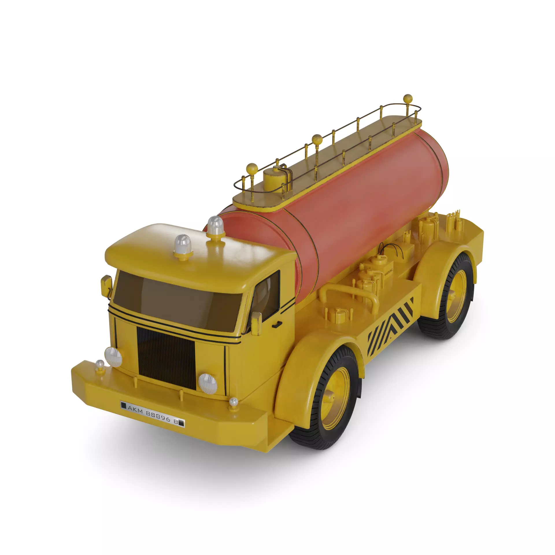 Fire Tanker 3D model_0