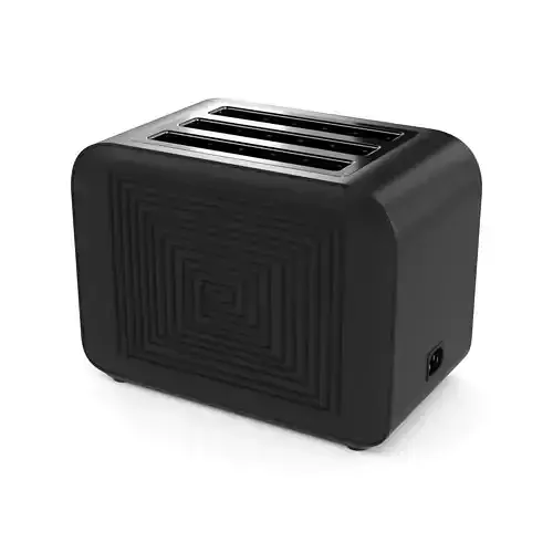 Contact toaster Low-poly 3D model