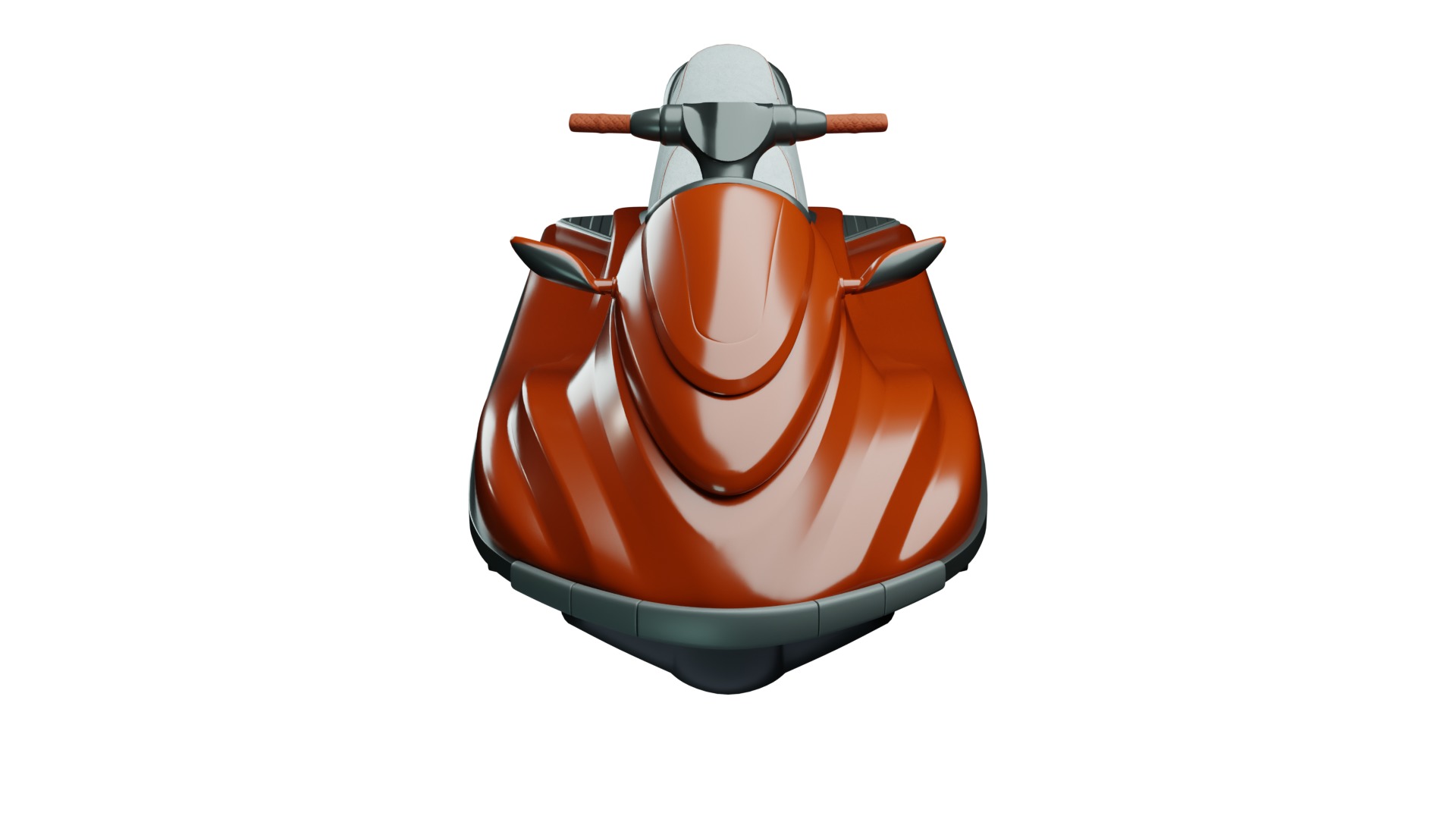 Jet Ski Low-poly 3D model_8