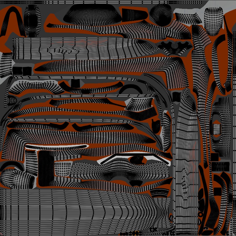 Jet Ski Low-poly 3D model_9