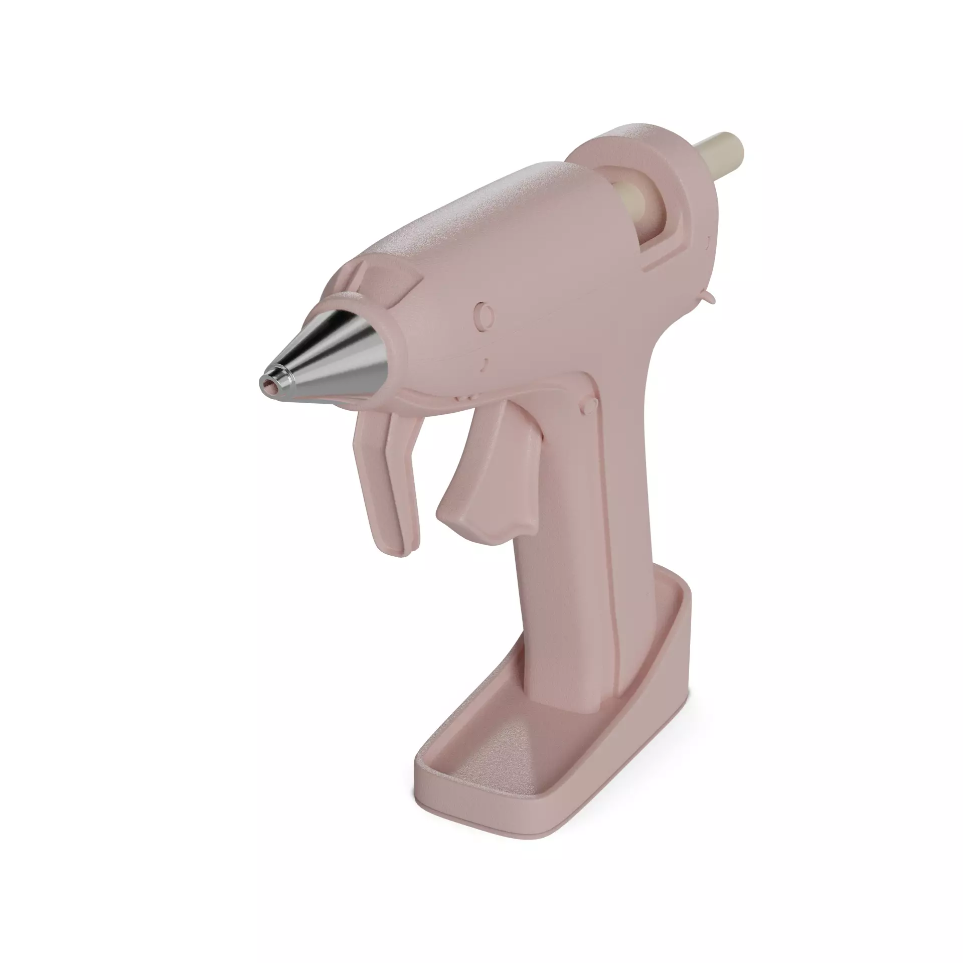 Glue Gun 3D model_0