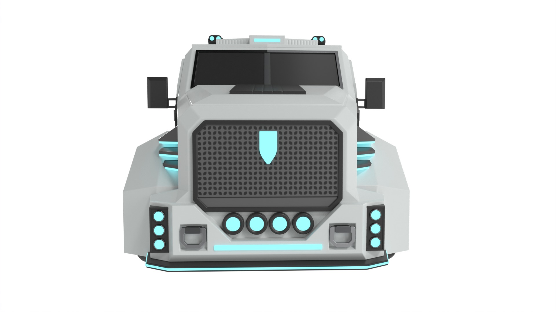 Cash Transport Vehicle 3D model_3