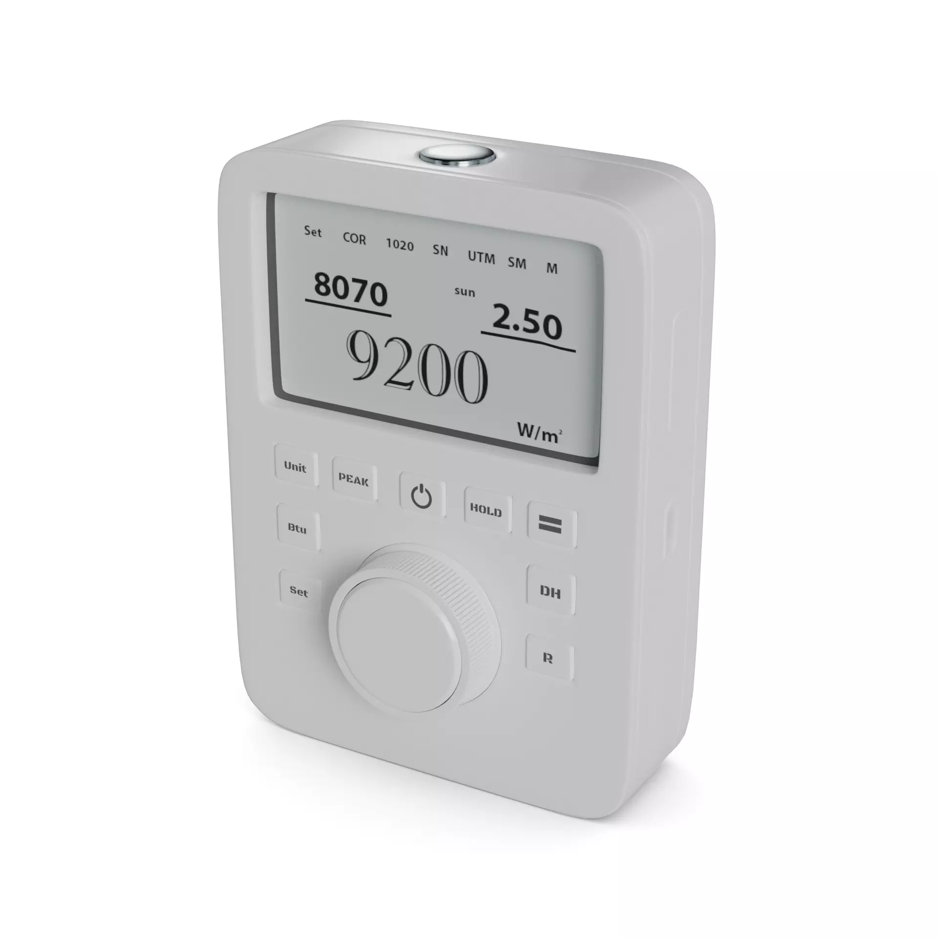 Solar radiation meter 3D model_0