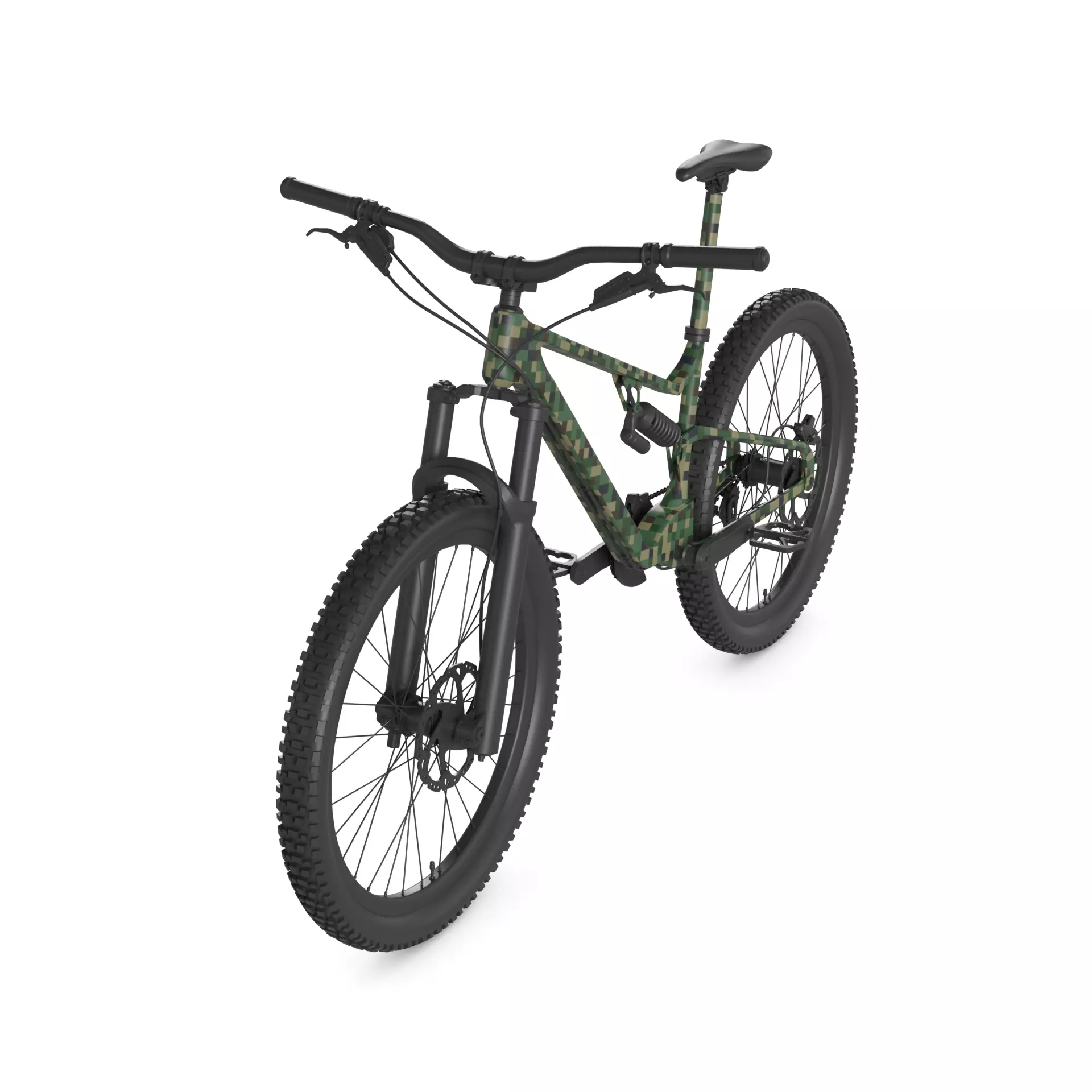 Mountain Bicycle 3D model_0