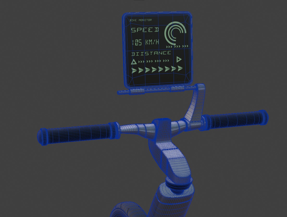 Recumbent Tricycle 3D model_8