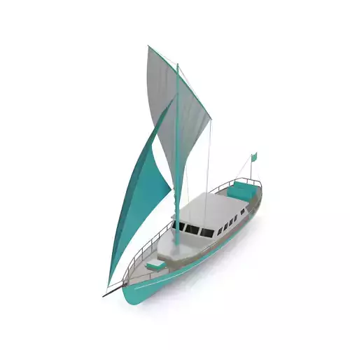 Sailboat 3D model
