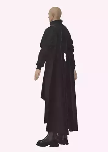 Sith inspired garment in Style3d Atelier