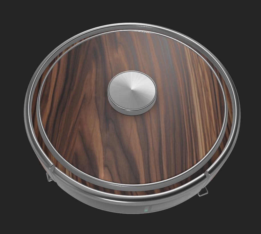 Robotic vacuum cleaners Low-poly 3D model_4