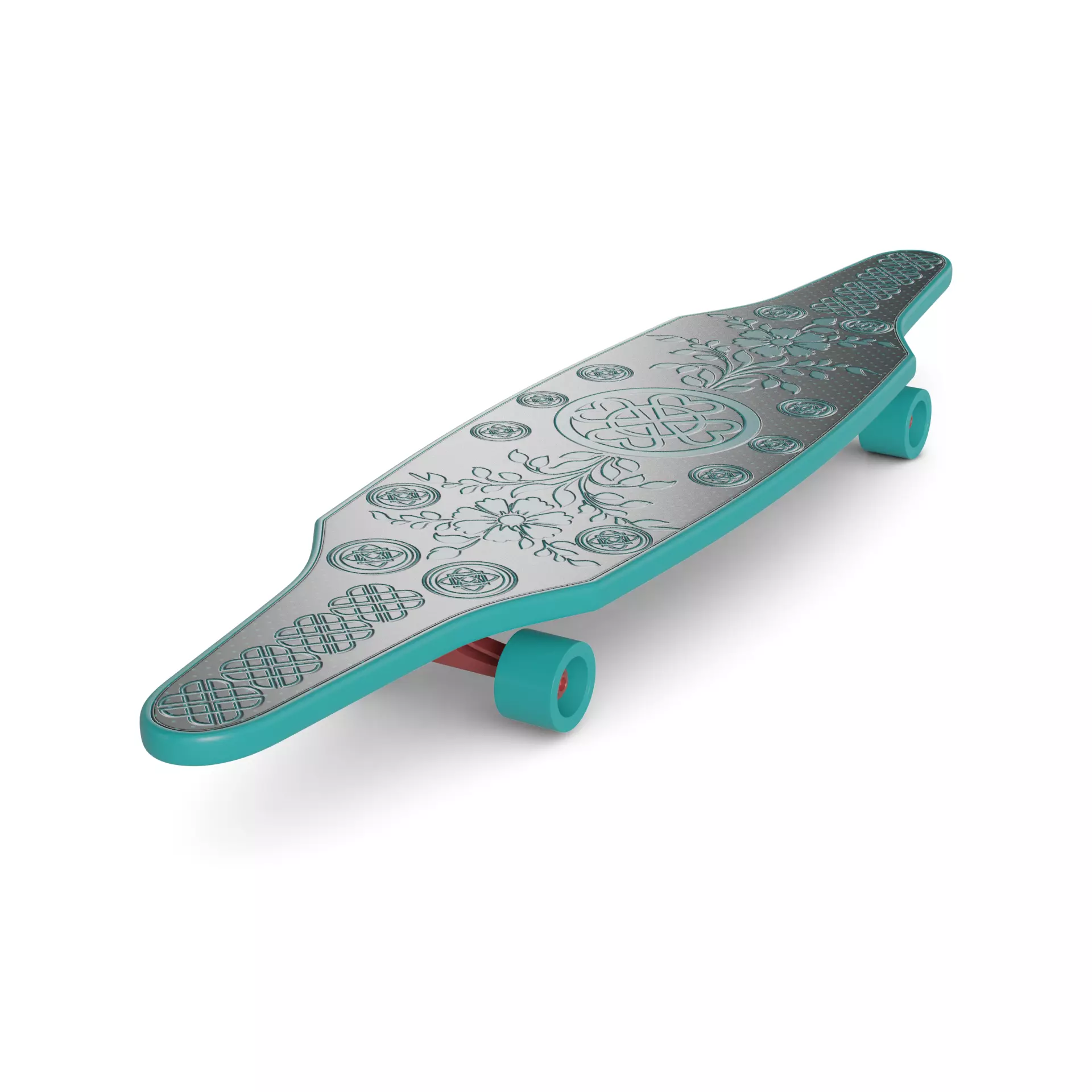 Longboard 3D model_0
