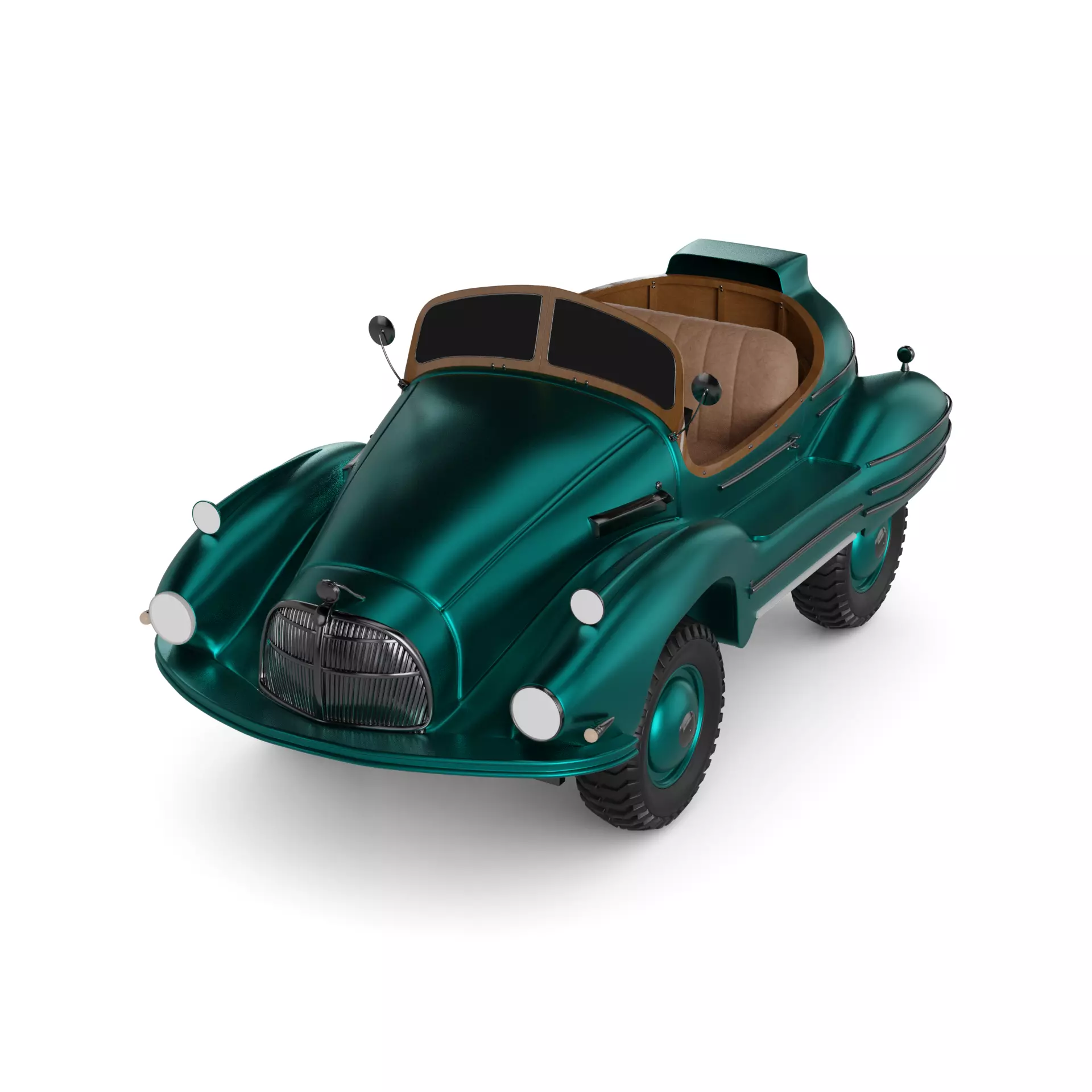 Amphibious Car 3D model_0