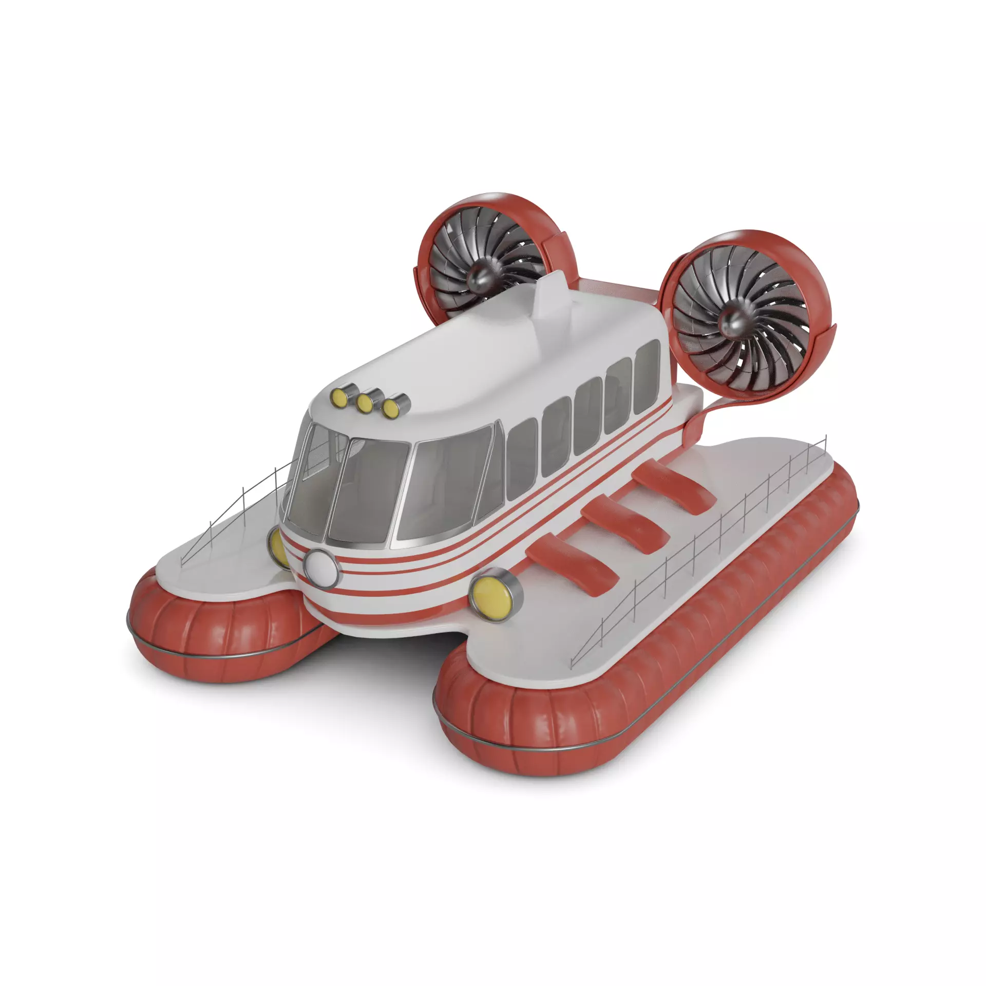 Hovercraft 3D model_0