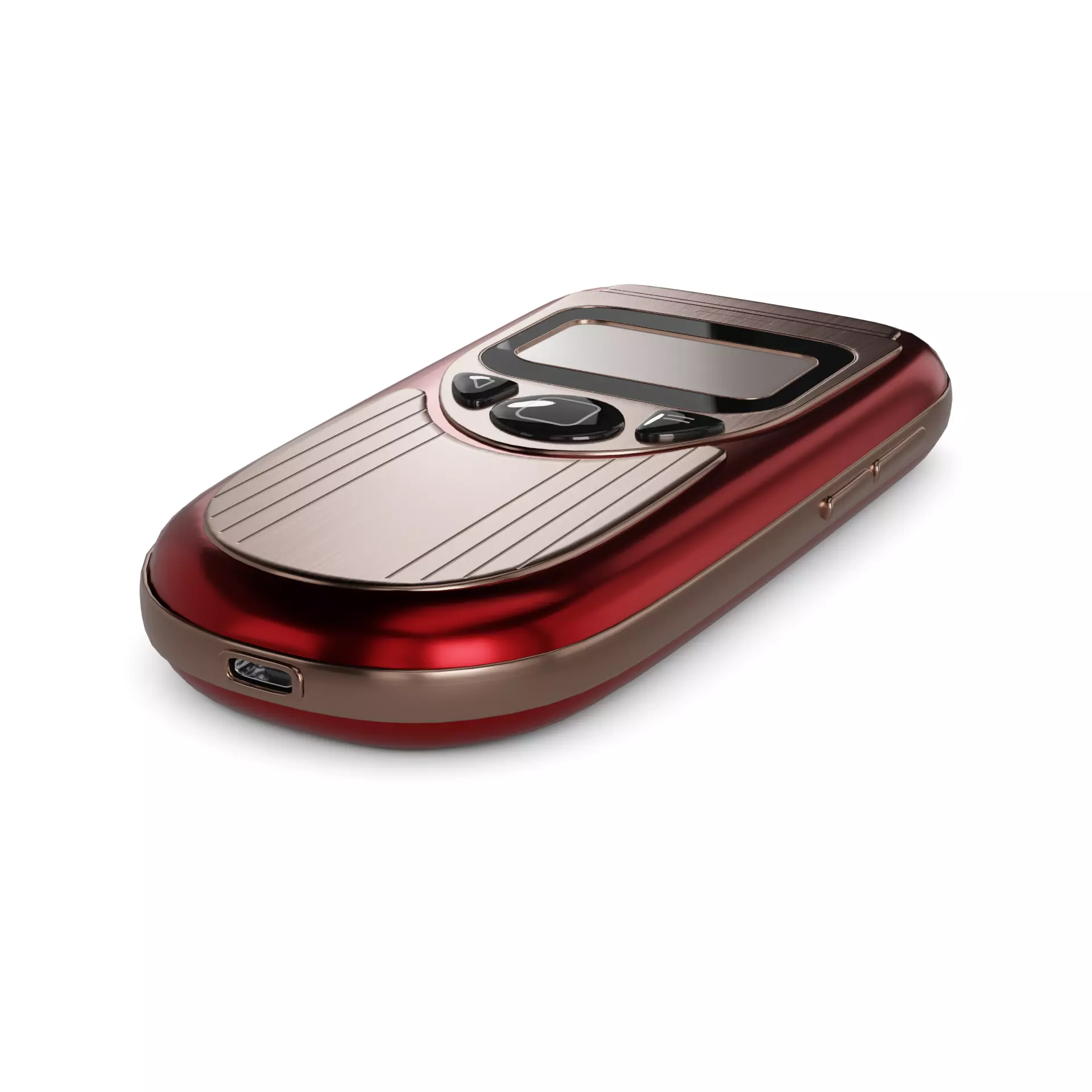 Pager Low-poly 3D model_0