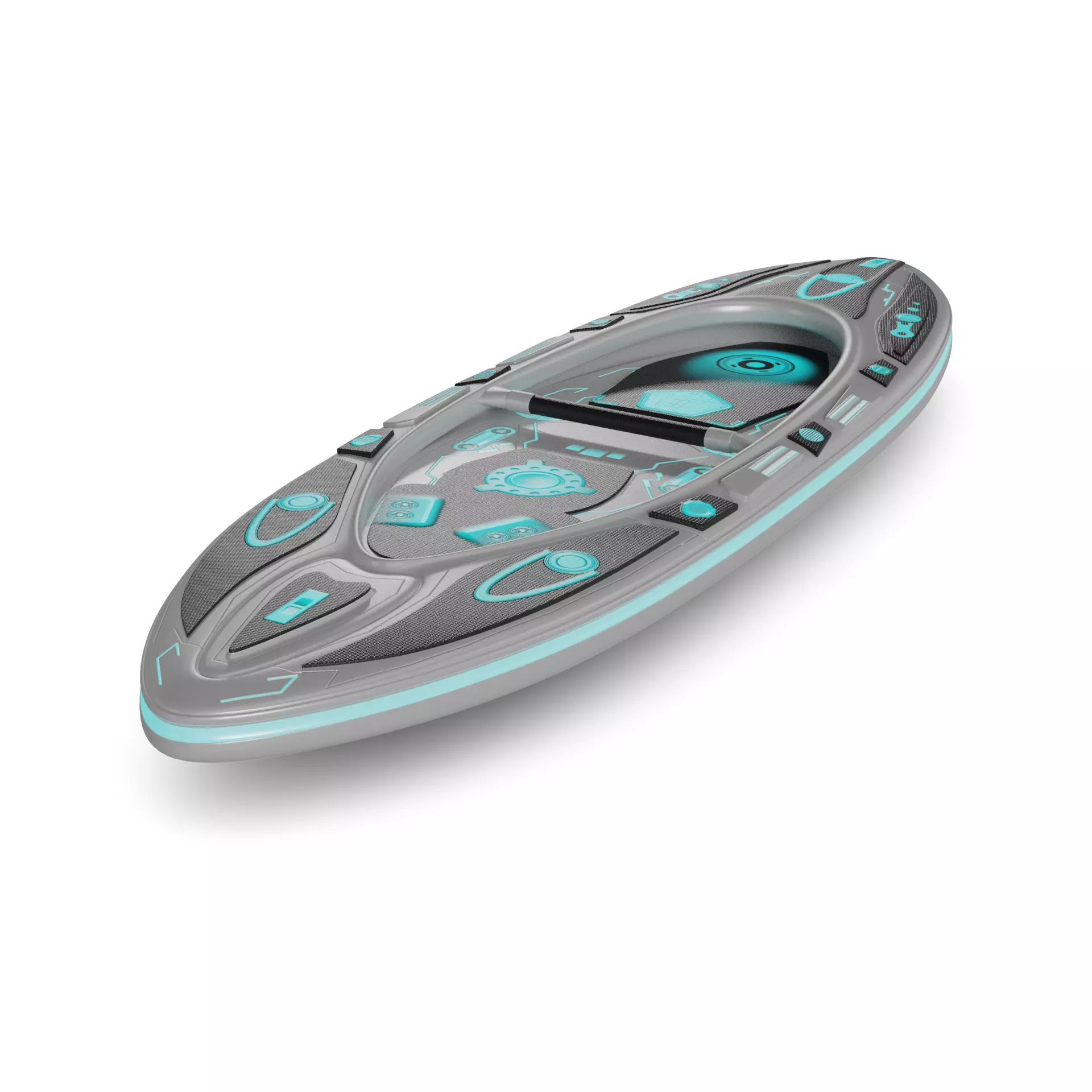 Paddle Board 3D model_0