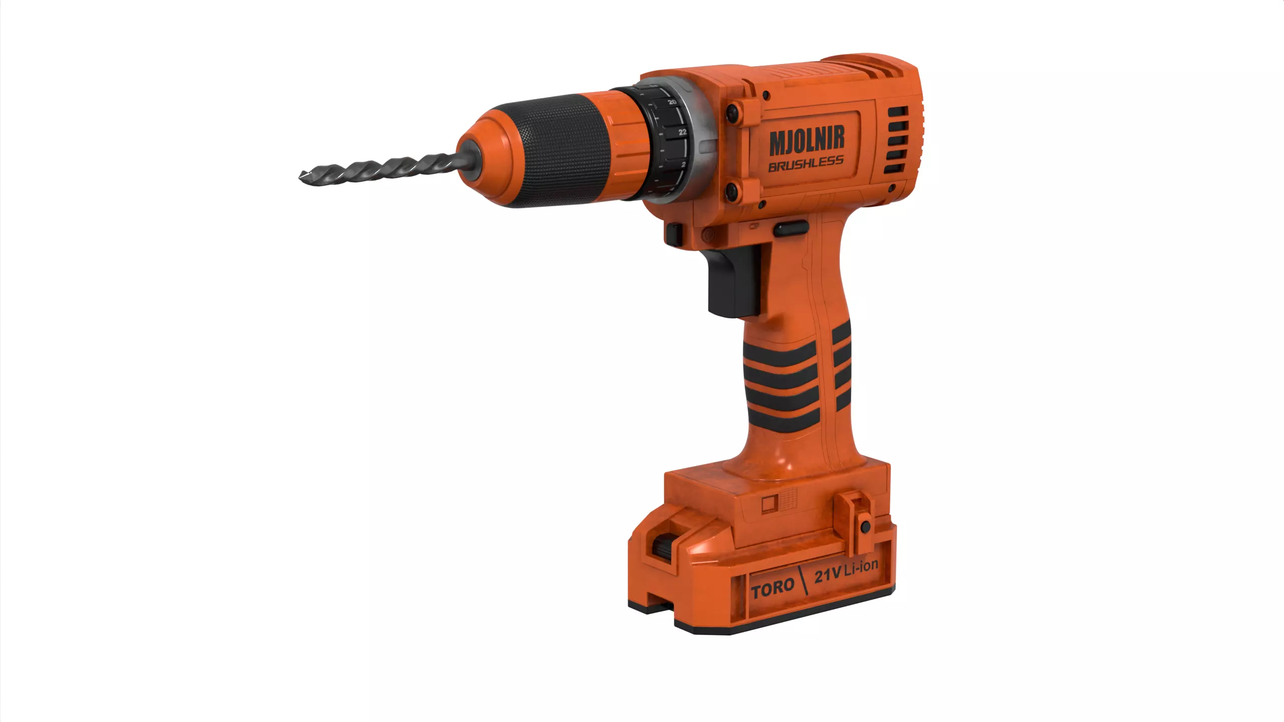 Hammer Drill 3D model_0