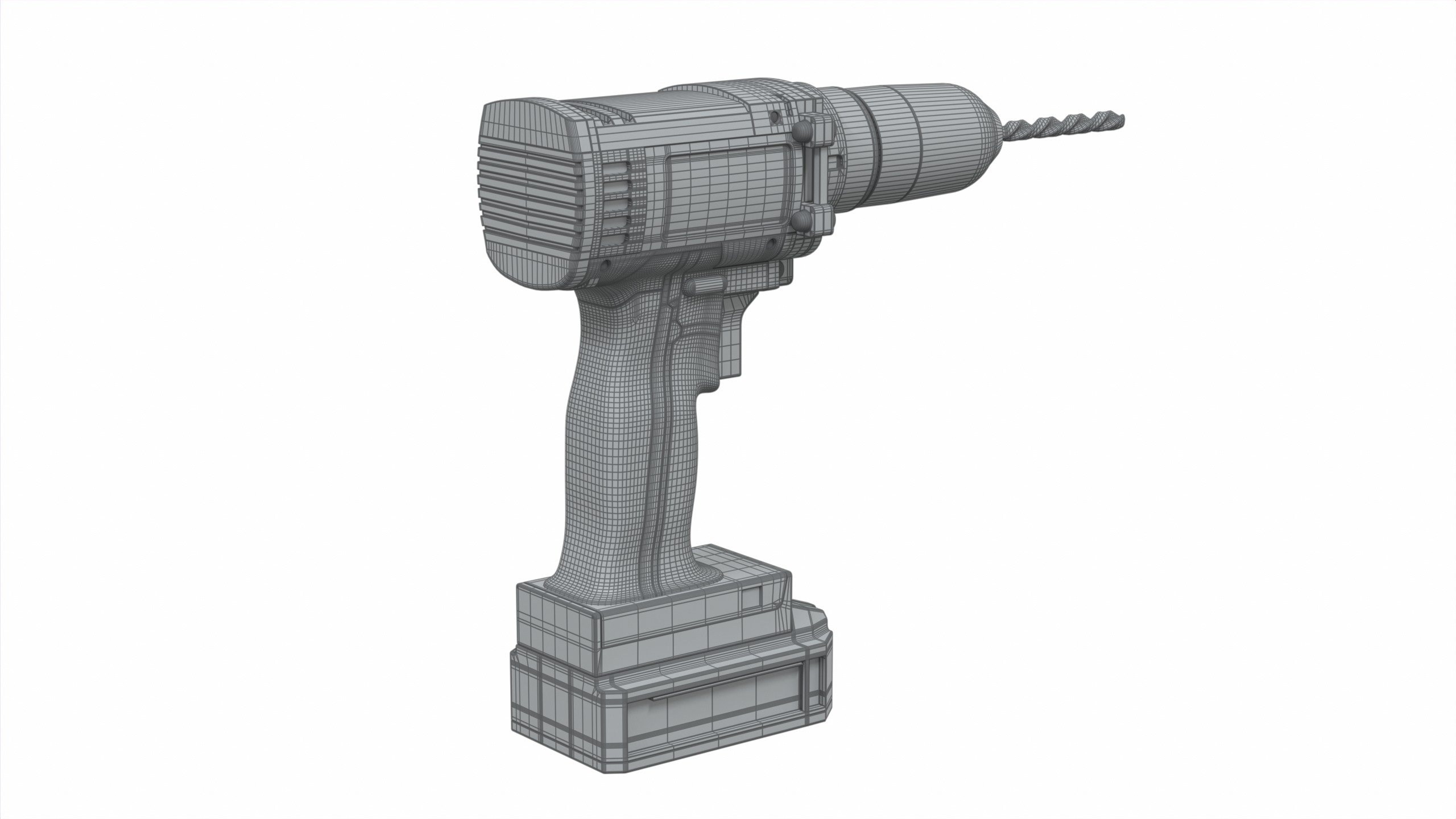 Hammer Drill 3D model_5