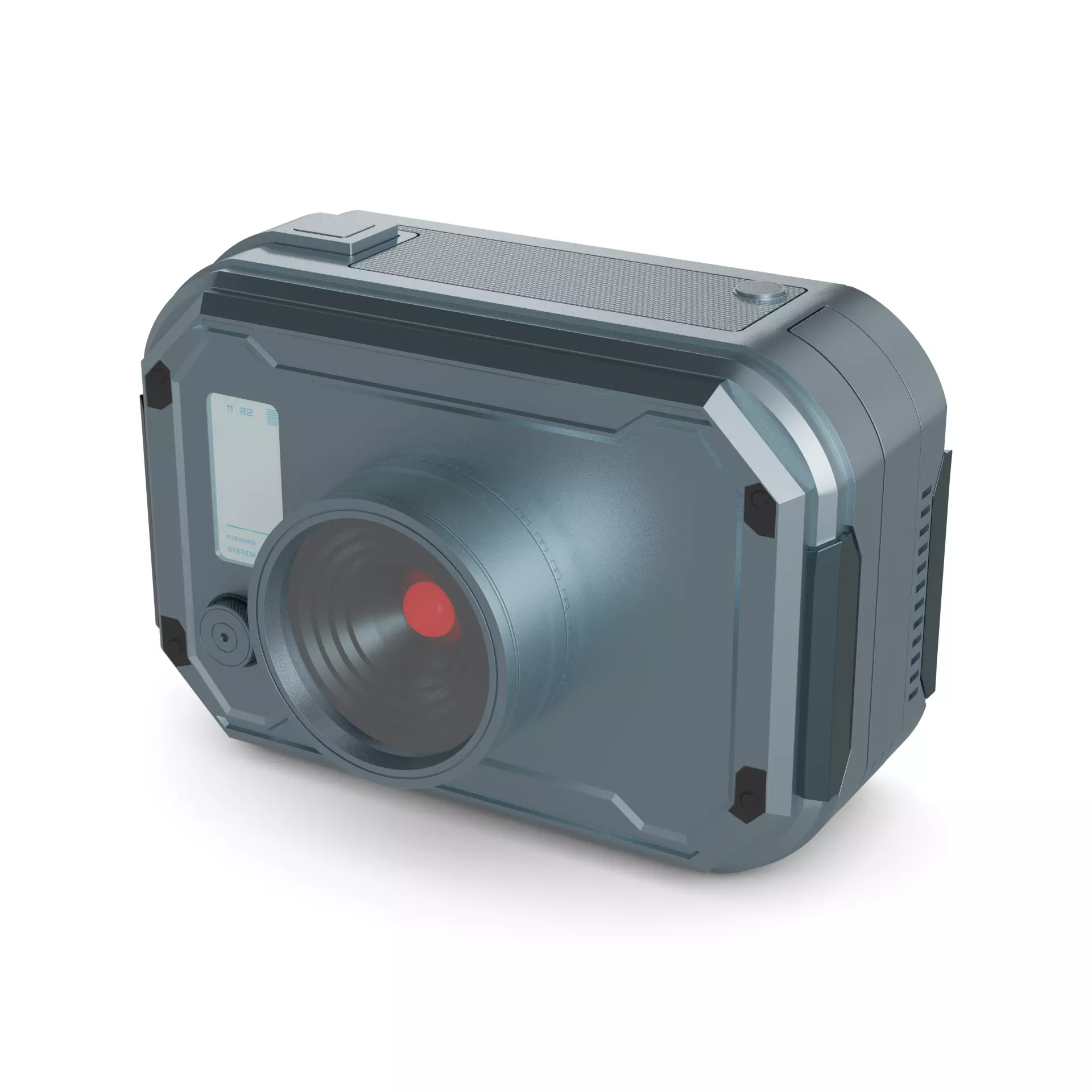 Action camera 3D model_0