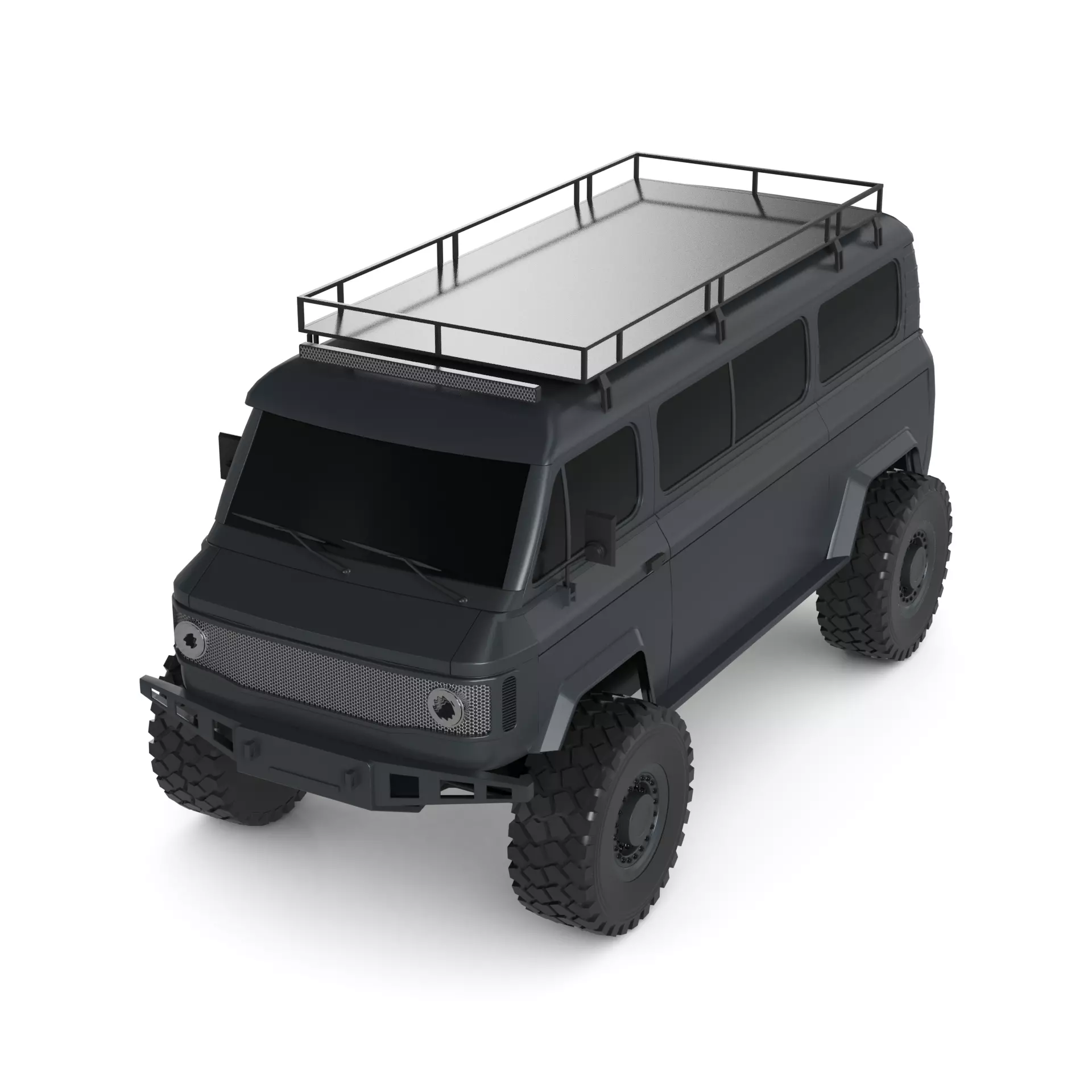 Passenger Van 3D model_0