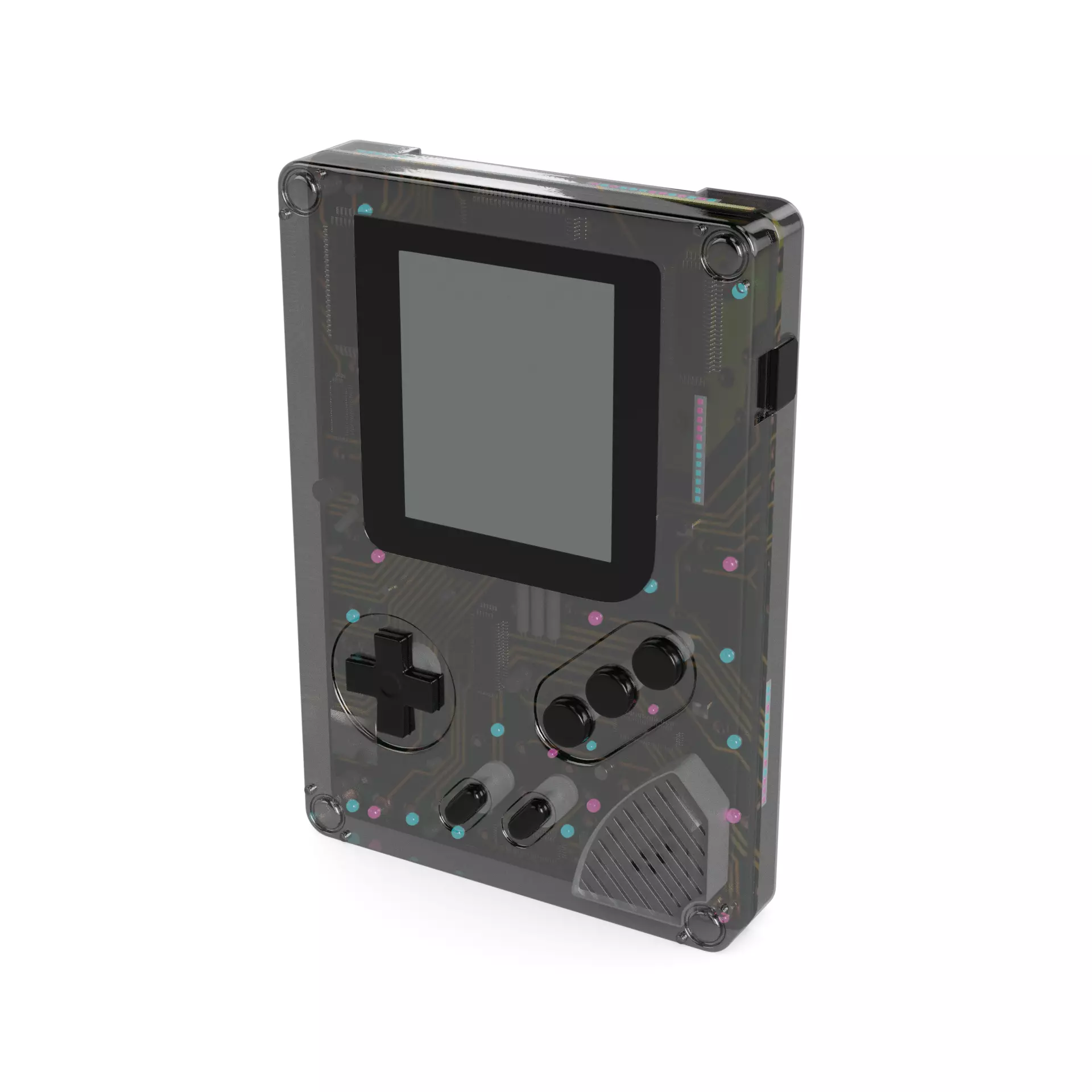 Portable gaming device 3D model_0