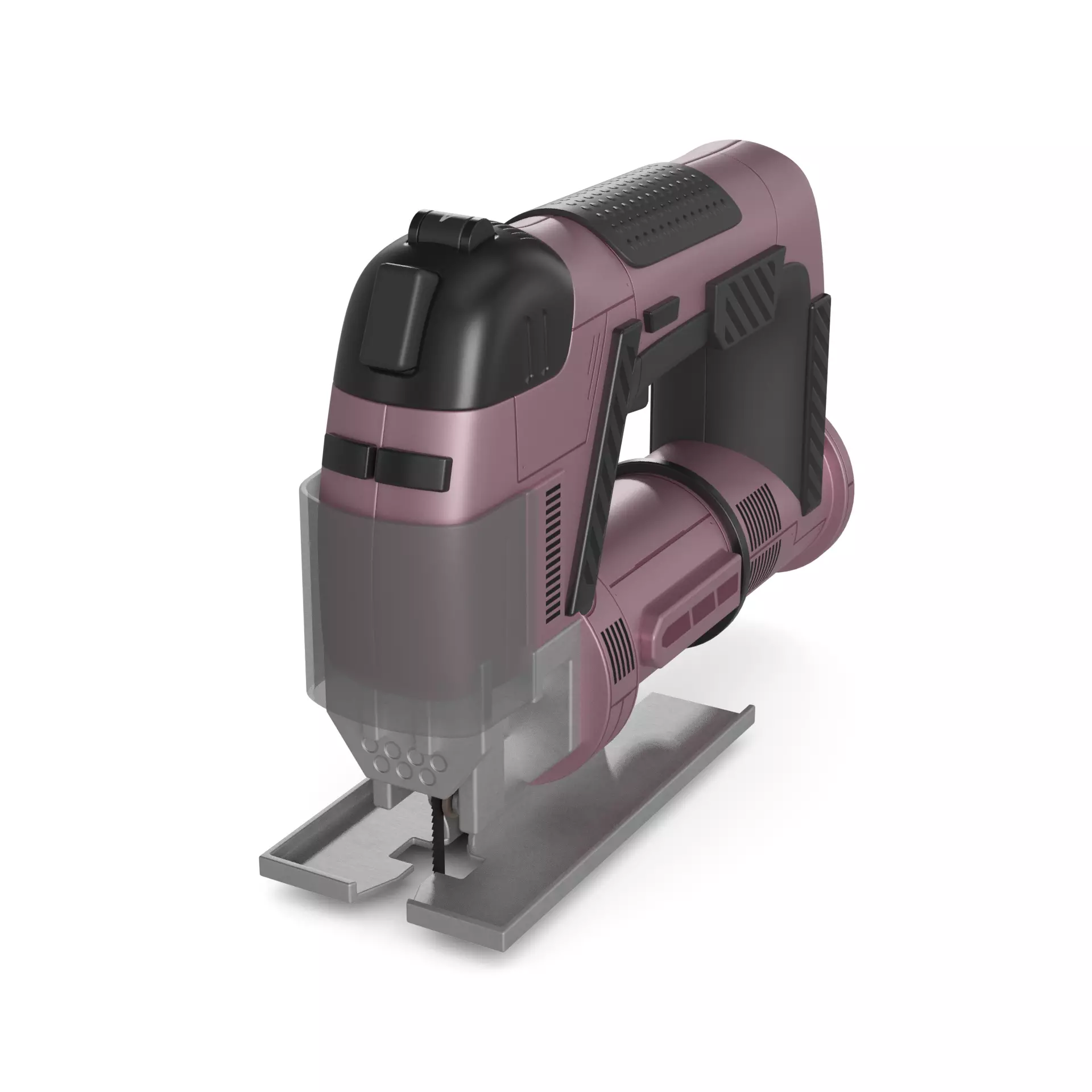 Jigsaw Low-poly 3D model_0