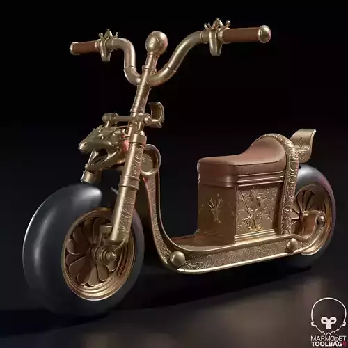 Stunt Scooter 3D model