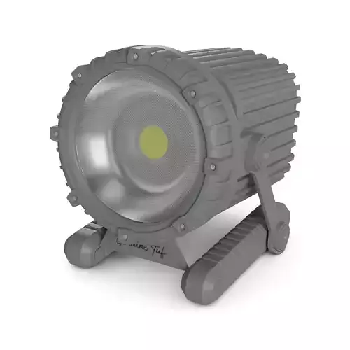 Portable light Low-poly 3D model
