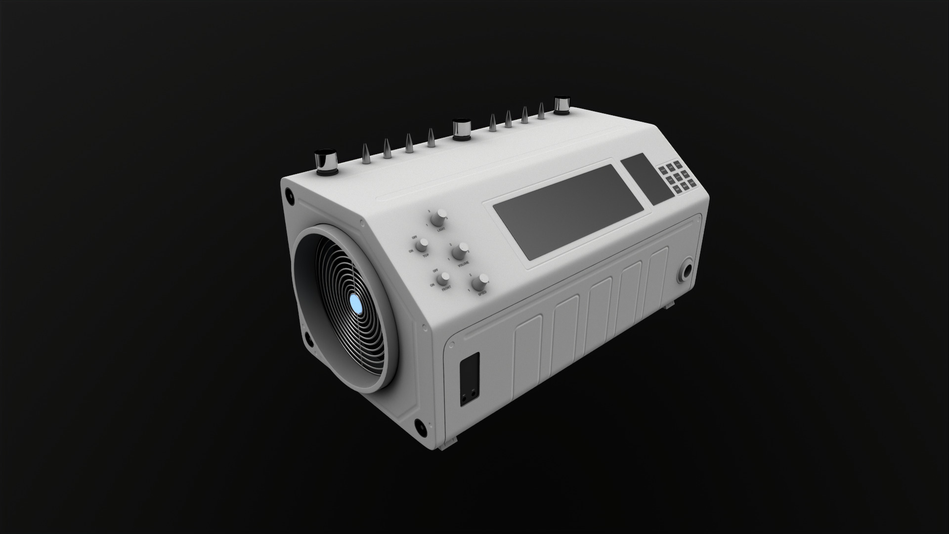 DJ Smoke machine 3D model_3