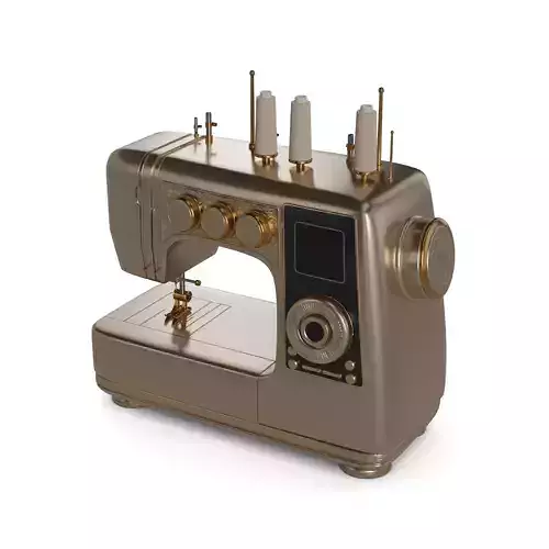 Overlock and Coverstitch 3D model